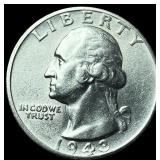 1943-S Silver Washington Quarter UNCIRCULATED