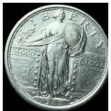 1917 Type 1 Standing Liberty Quarter UNCIRCULATED