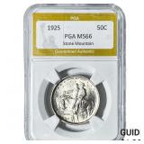 1925 Stone Mountain Half Dollar PGA MS66