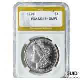 1878 Morgan Silver Dollar PGA MS64+DMPL