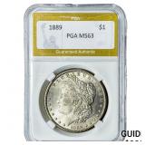 1889 Morgan Silver Dollar PGA MS63