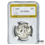 1945 Walking Liberty Half Dollar PGA MS66+