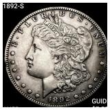 1892-S Morgan Silver Dollar CLOSELY UNCIRCULATED