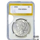 1926 Silver Peace Dollar PGA MS64+