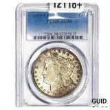 1891-CC Morgan Silver Dollar PCGS AU58 Spitting Ea