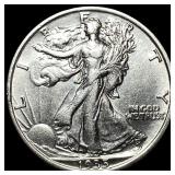 1935-S Silver Walking Liberty Half Dollar UNCIRCUL