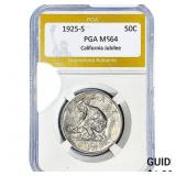 1925-S Jubilee Half Dollar PGA MS64