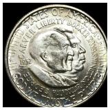 1952 Silver Half Dollar Booker T. Washington-Carve