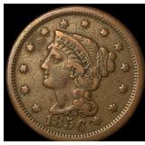 1856 Braided Hair Large Cent CLOSELY UNCIRCULATED