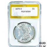 1879-O Morgan Silver Dollar PGA MS64