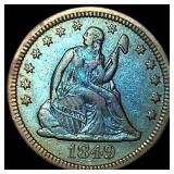 1849 Seated Liberty Quarter CLOSELY UNCIRCULATED
