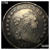 1798 Draped Bust Dollar NEARLY UNCIRCULATED