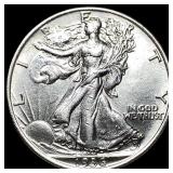 1936-S Silver Walking Liberty Half Dollar NEARLY U