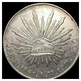 1891-Mo AM Mexico Silver 8 Reales CLOSELY UNCIRCUL