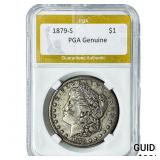 1879-S Morgan Silver Dollar PGA Genuine
