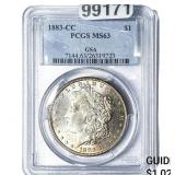 1833-CC Morgan Silver Dollar PCGS MS63 GSA
