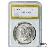 1903 Morgan Silver Dollar PGA MS64