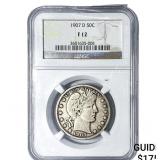 1907-D Barber Half Dollar NGC F12