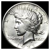 1921 Silver Peace Dollar UNCIRCULATED