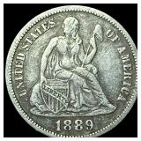 1889 Seated Liberty Dime CLOSELY UNCIRCULATED