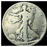 1921-S Silver Walking Liberty Half Dollar LIGHTLY