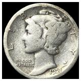 1921-S Silver Mercury Dime LIGHTLY CIRCULATED