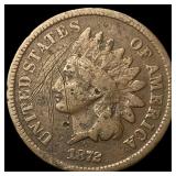 1872 Indian Head Cent LIGHTLY CIRCULATED
