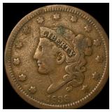 1838 Coronet Head Large Cent LIGHTLY CIRCULATED