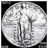 1927-S Standing Liberty Quarter CHOICE AU