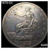 1875-CC Silver Trade Dollar UNCIRCULATED