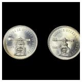 [2] 1980 Mexico 1oz Silver Onza Lot