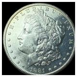 1881-S Silver Morgan Dollar GEM BU
