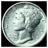 1917-S Silver Mercury Dime UNCIRCULATED