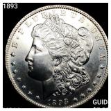 1893 Morgan Silver Dollar CHOICE BU