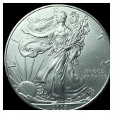 2008 1 oz Silver American Eagle $1 GEM BU