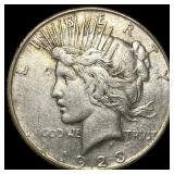 1923-S Silver Peace Dollar NEARLY UNCIRCULATED