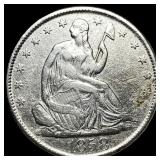 1858-O Silver Half Dollar CLOSELY UNCIRCULATED