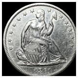 1861 Seated Liberty Half Dollar UNCIRCULATED