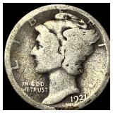 1921 Mercury Dime LIGHTLY CIRCULATED