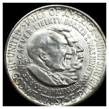 1954-S Silver Booker T. Washington/Carver Half Dol