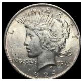 1924 Silver Peace Dollar UNCIRCULATED