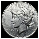 1928 Peace Silver Dollar CLOSELY UNCIRCULATED