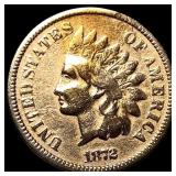 1872 Indian Head Cent CLOSELY UNCIRCULATED