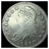 1810 Capped Bust Half Dollar NEARLY UNCIRCULATED
