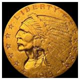 1913 Indian Head Gold $2.50 Quarter Eagle CLOSELY