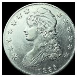 1835 Capped Bust Half Dollar CHOICE AU