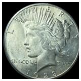 1923 Silver Peace Dollar CHOICE BU