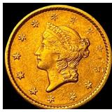 1851 Gold $1 Liberty Head Type 1 CHOICE AU