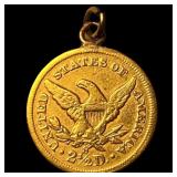 S Mint Gold $2.50 (Love Token) Quarter Eagle HIGH