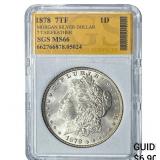 1878 Morgan Silver Dollar SGS MS66